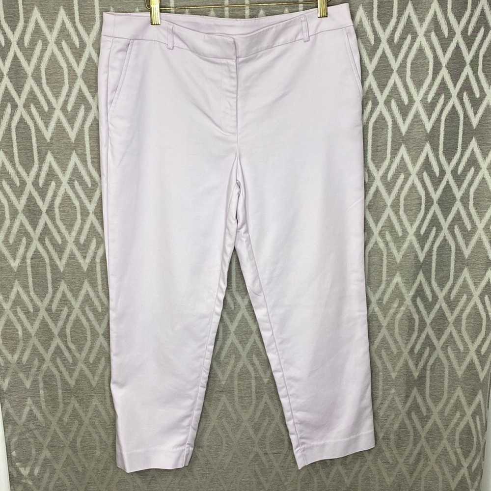 Ann Klein Lavender Lilac Ankle Length Pants Size: 10